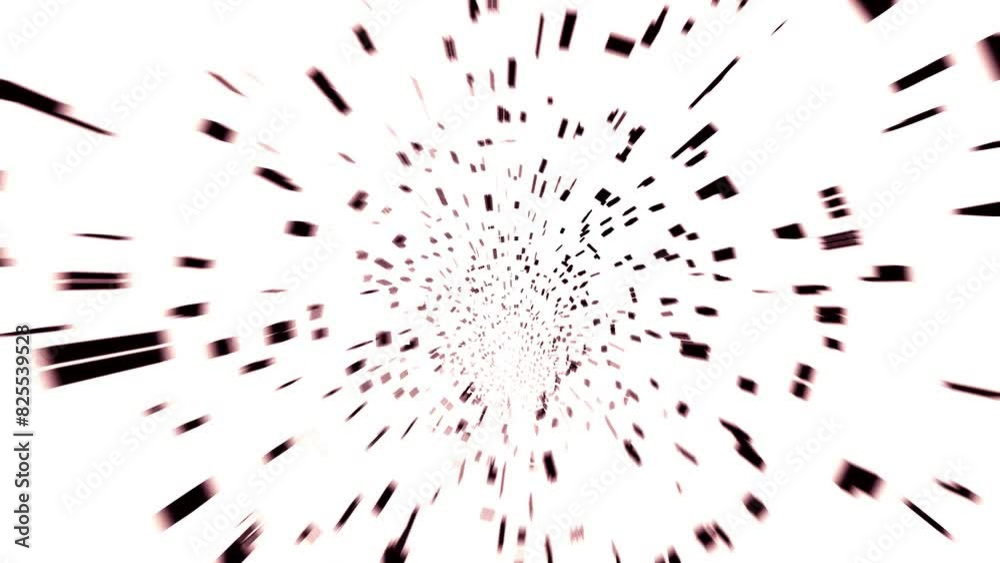 hypnotic tunel animation graphic motion footage