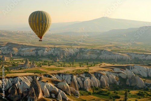 A hot air balloon ride over Cappadocia, Turkey