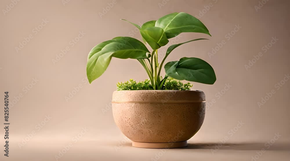 Aesthetic Potted Plants Video with Copy Space Aesthetic Potted Plants Video with Copy Space