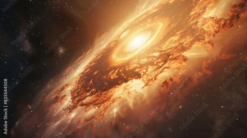 aweinspiring birth of colossal jet from supermassive black holes edge astronomical 3d illustration