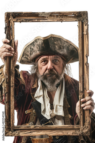 photo frame with pirate