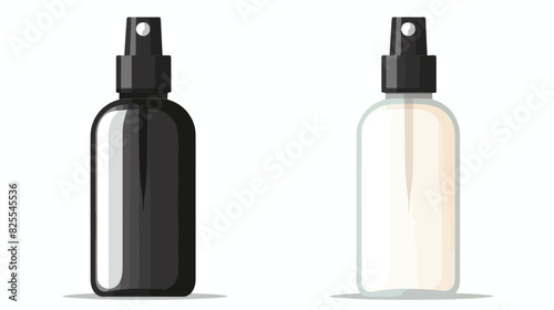 Empty glass spray bottle for cosmetic product isola photo