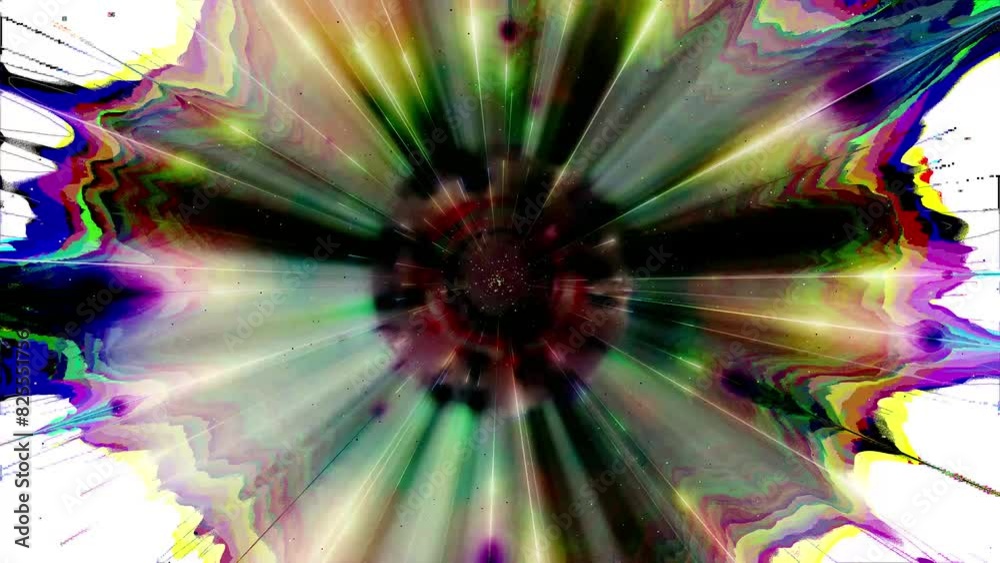 hypnotic tunel animation graphic motion footage
