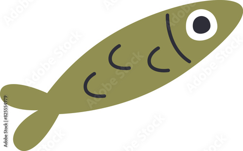 Fish Hand Drawn