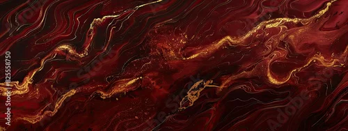 Panel kuchenny z motywem abstract painting smooth floor background texture with dark red and gold
