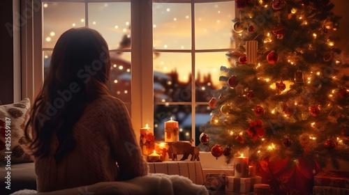 woman with christmas gift © TheseusStock