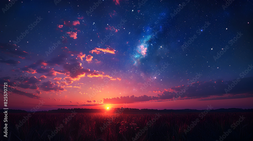 Night Sky with a Scattering of Stars