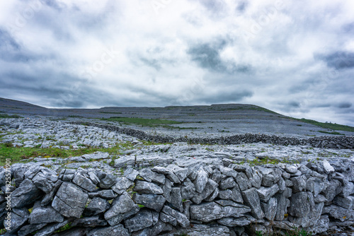 The Burren geopark karst landmark in county Clare, Ireland photo