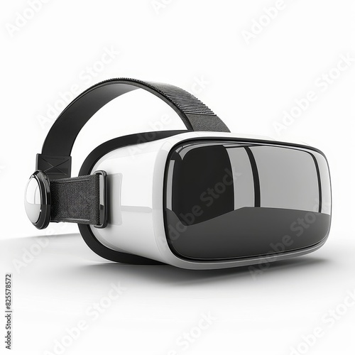 a virtual reality headset with a strap on the side