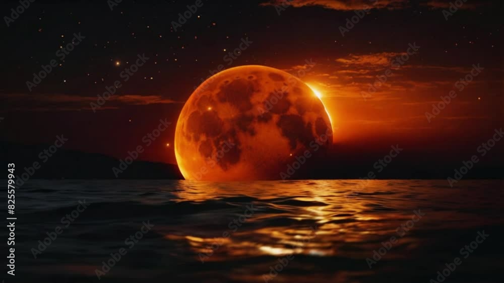 Neon Eclipse: A Symphony of Fire and Water Neon Eclipse: A Symphony of Fire and Water