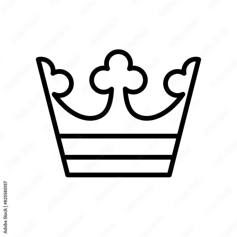 Crown icon template Crown icon template