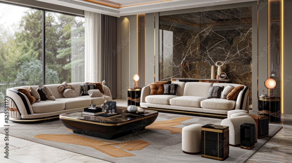 Living Room With A Luxurious, Modern Design, Featuring High-End Furniture And Sophisticated Decor , Room Background Photos Living Room With A Luxurious, Modern Design, Featuring High-End Furniture And Sophisticated Decor , Room Background Photos
