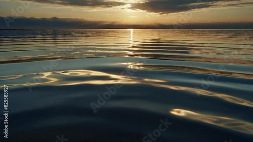 Twilight Serenity: Ominous Clouds Meet Calm Waters