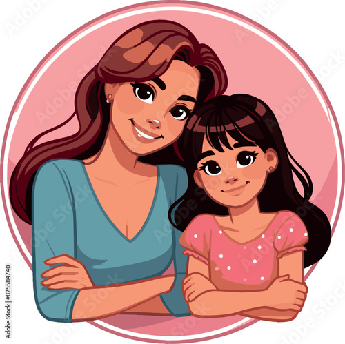 Mother and daughter.eps