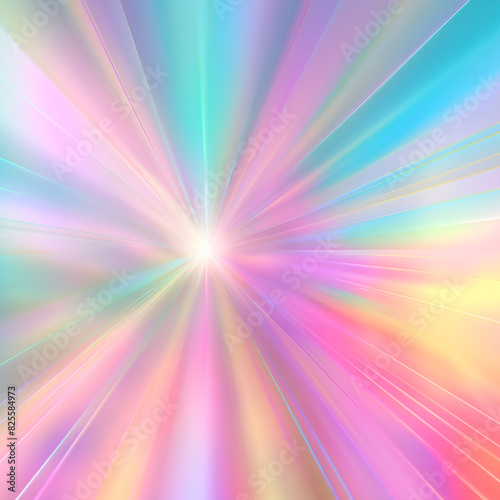 Abstract rainbow unicorn background holographic gradient neon illustration pastel background