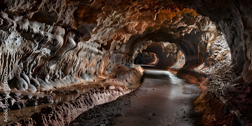 Subterranean lava tubes with stunning formations