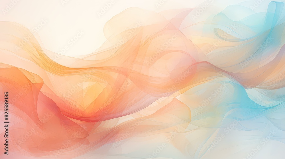 Obraz premium Abstract digital background with a vibrant blend of swirling colors.
