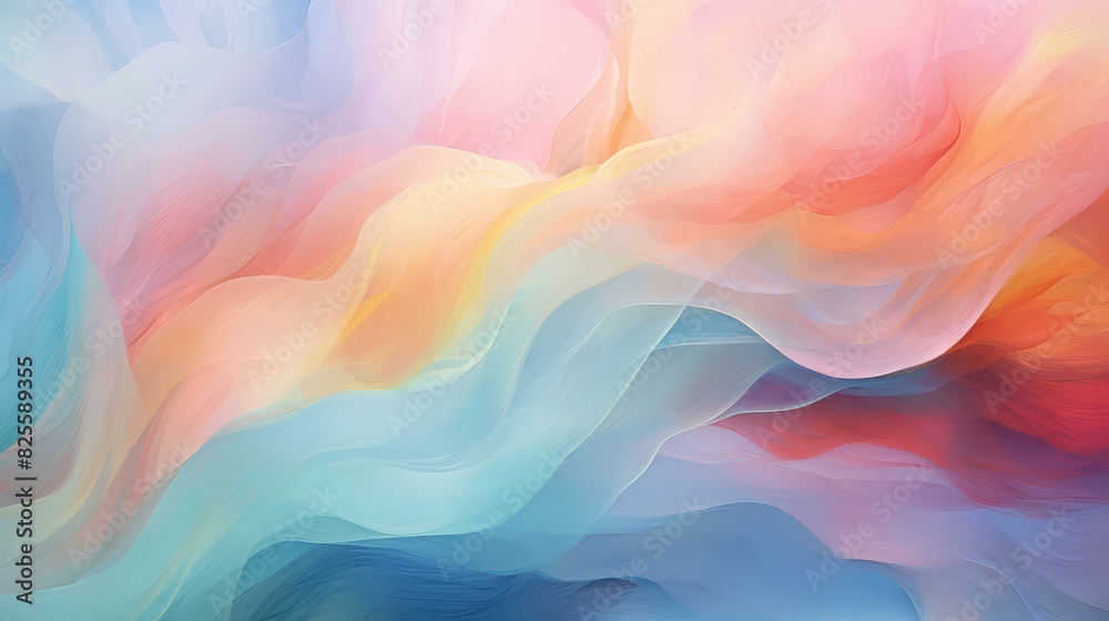 Abstract pastel background featuring enchanting smoke swirls. Abstract pastel background featuring enchanting smoke swirls.
