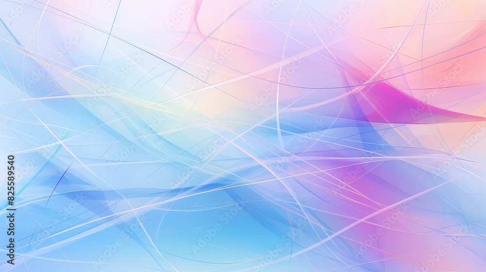 Abstract art with pastel intersecting lines and geometric shapes. Abstract art with pastel intersecting lines and geometric shapes.