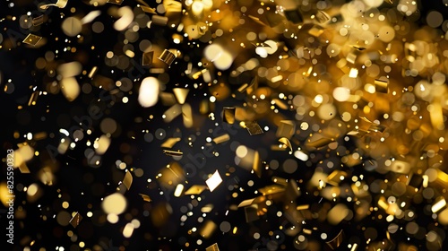 Gold confetti luxury sparkling confetti.