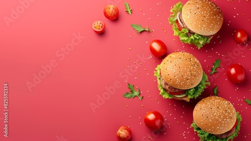National Cheeseburger Day Concept with copy space area for text