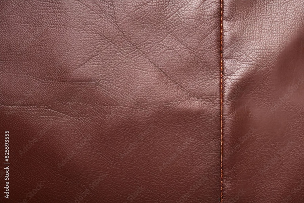 Fototapeta premium Close-up Leather Texture. Leather Workshop Sample Pattern. Generative AI (생성형 AI)