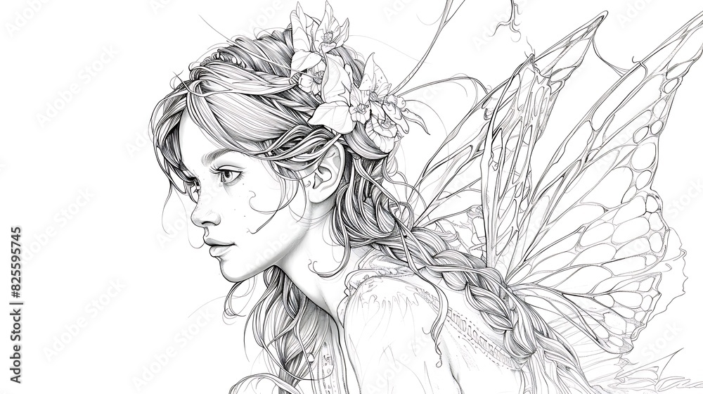 Fototapeta premium vector, sketch, illustration, woman, people, fashion, drawing, art, hair, person, beauty, silhouette, design, line, cartoon, child, black, dress, lady, picture, vintage, outline