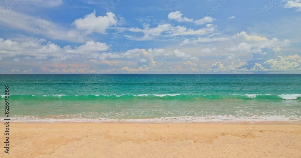 Beautiful sea summer landscape, Waves sea water surface High quality video Bird's eye view, Drone top view waves crashing on sand beach,Nature ocean sea beach background Beautiful sea summer landscape, Waves sea water surface High quality video Bird's eye view, Drone top view waves crashing on sand beach,Nature ocean sea beach background