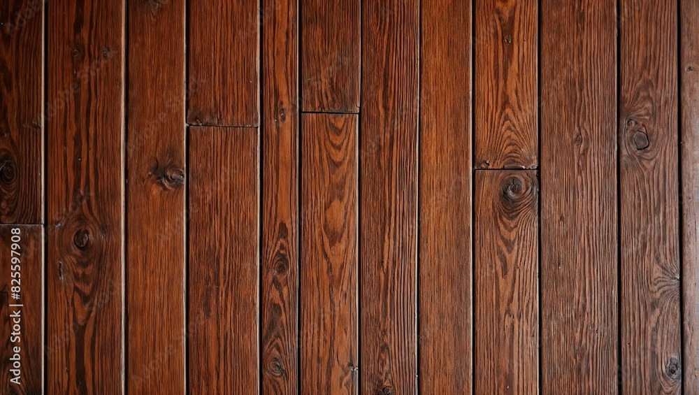 Rustic wood planks background - Generative AI Rustic wood planks background - Generative AI