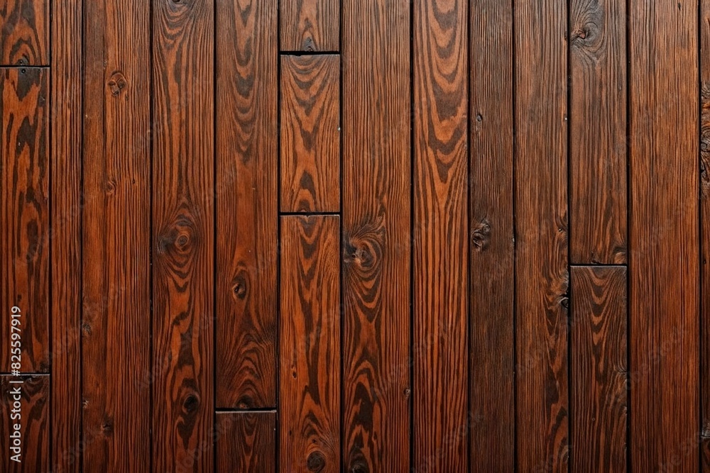 Fototapeta premium Rustic wood planks background - Generative AI