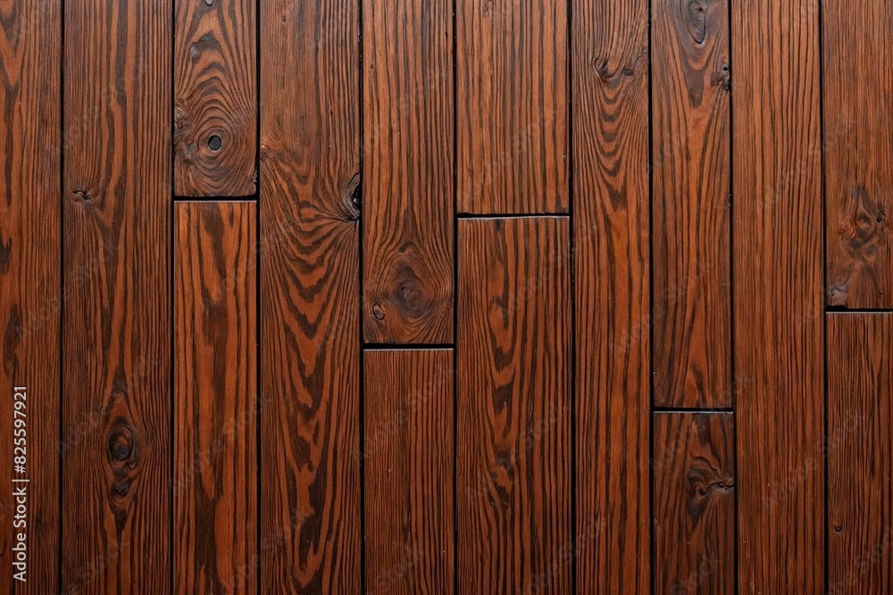 Rustic wood planks background - Generative AI Rustic wood planks background - Generative AI