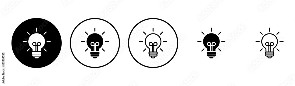 Lamp icon set. Light bulb icon vector. idea symbol. Lamp icon set. Light bulb icon vector. idea symbol.