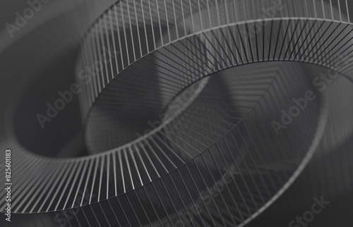 Fototapeta Naklejka Na Ścianę i Meble -  Abstract geometric structure, 3d render