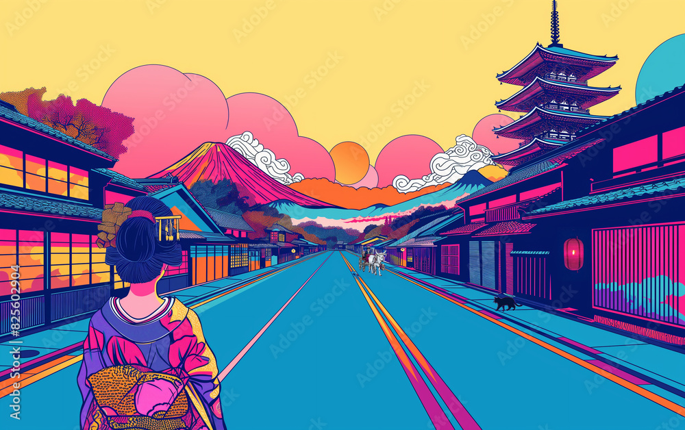 Fototapeta premium Kyoto scenery