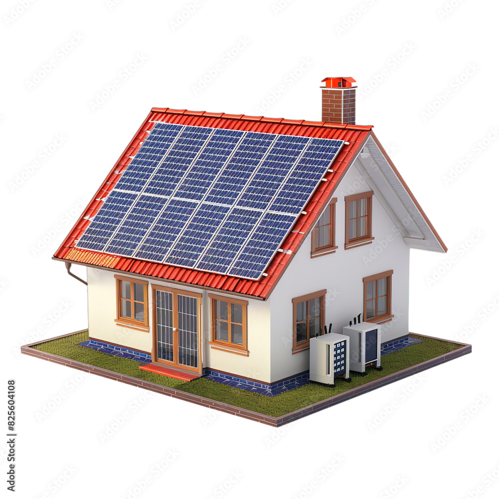 house with solar panels house with solar panels