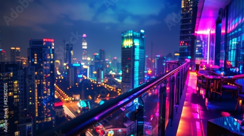 Wallpaper Mural City nightlife scene with rooftop bars Torontodigital.ca