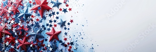 Happy Independence Day  US  Background with Copy Space for Text. 