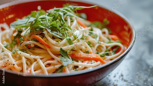 A bowl of beef noodles