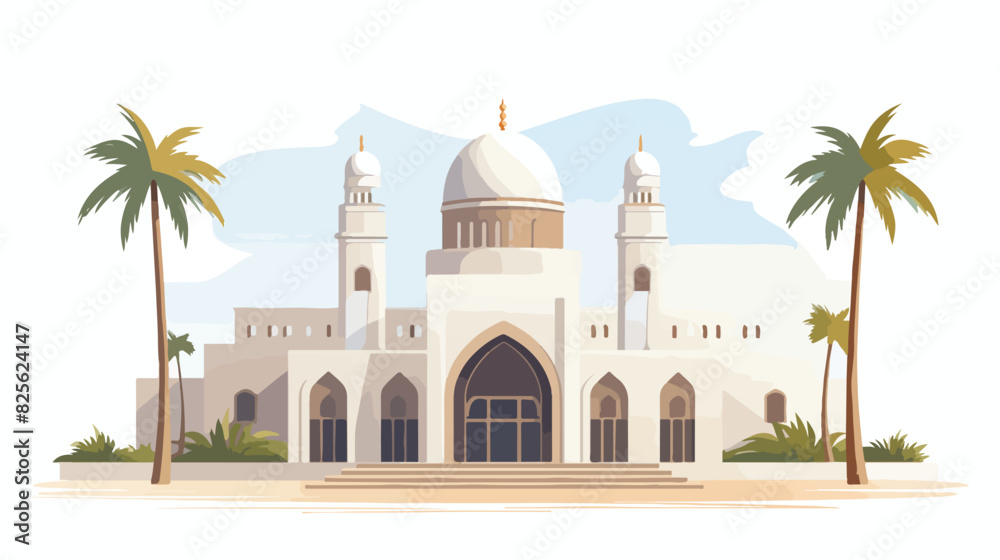 Traditional and authentic Arabian Mosque for prayer