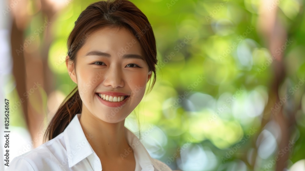 Empowering Transactions: A Smiling Asian Saleswoman Excels In The Real Estate Domain, Facilitating Successful Deals And Transactions, High Quality Empowering Transactions: A Smiling Asian Saleswoman Excels In The Real Estate Domain, Facilitating Successful Deals And Transactions, High Quality