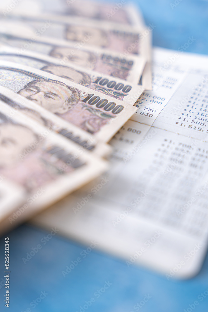 通帳とお金