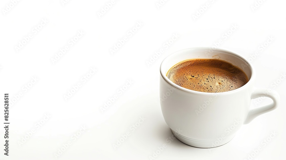 Coffee cup on white background. Generative Ai Coffee cup on white background. Generative Ai