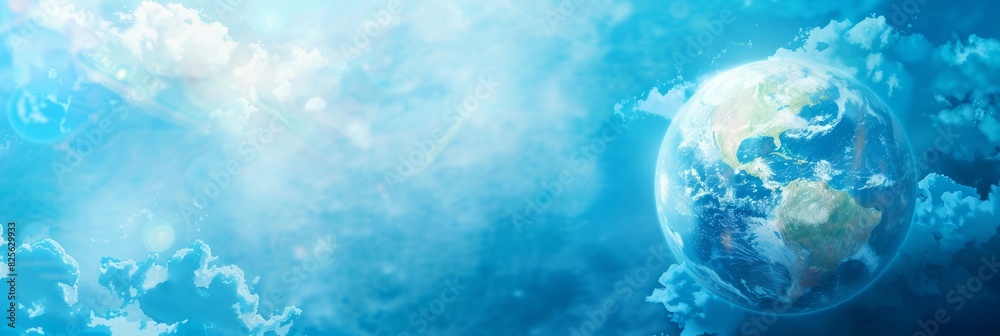 The concept of International Day for the Preservation of the Ozone Layer, copy space