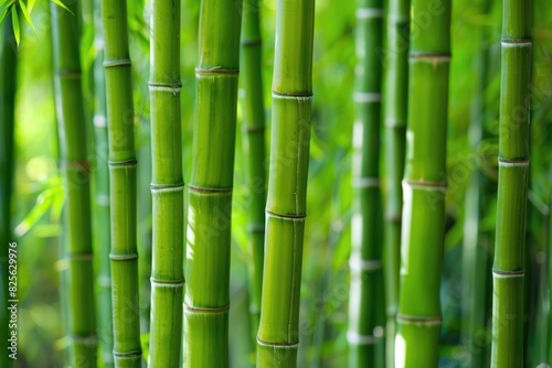 Bamboo Environment. Chinese Culture and Oriental Foliage in Arashiyama Bamboo Forest, Kyoto, Japan