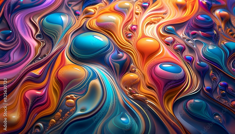 Psychedelic colorful fluid abstract splash paint Psychedelic colorful fluid abstract splash paint
