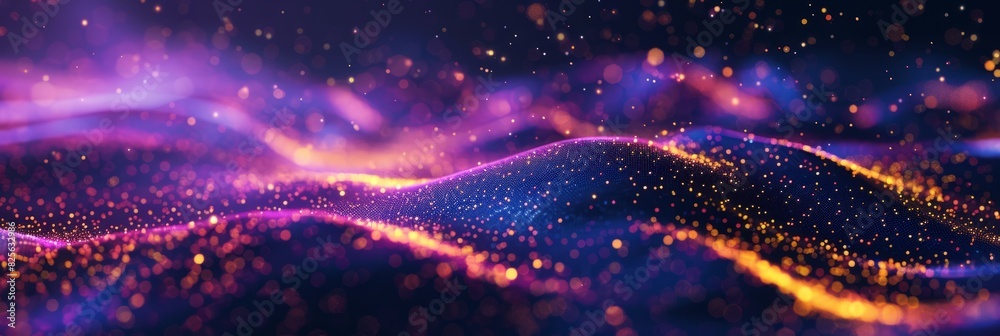 a workflow being optimized, conexions, neon, webflows, yellow gold palette mixed to purple palette a workflow being optimized, conexions, neon, webflows, yellow gold palette mixed to purple palette