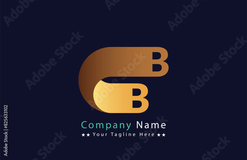 bb Letter logo design vector template.