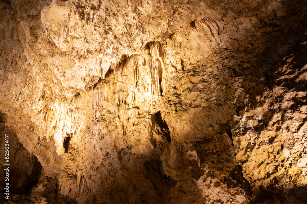 Fototapeta premium Rock formations in Carlsbad Caverns National Park, New Mexico 