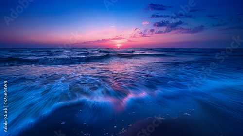 Sunset Tranquility: A Serene Seascape © diowcnx