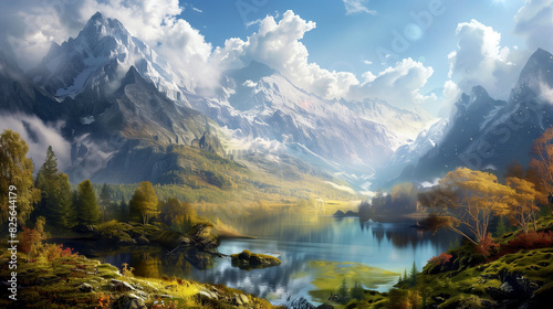 beautiful landscape relaxing wallpaper 